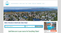 Desktop Screenshot of laketahoe.com